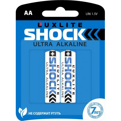 Батарейки Luxlite Shock (BLUE) типа АА - 2 шт.